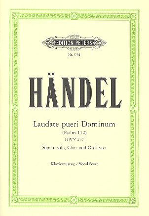 LAUDATE PUERI DOMINUM (PSALM 112 113) HWV 237