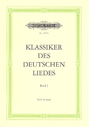 KLASSIKER 1 DES DEUTSCHEN LIEDES 1