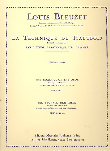 La Technique Du Hautbois 3