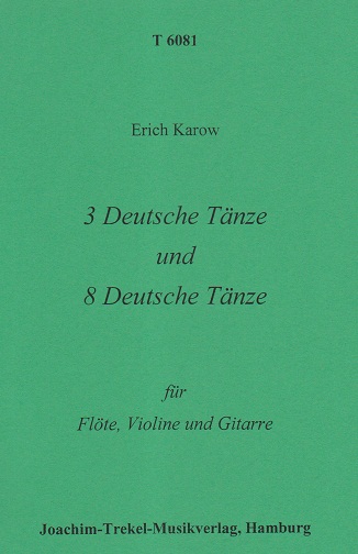 3 Deutsche Tänze und 8 Deutsche Tänze