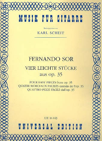 4 leichte Stücke aus op. 35