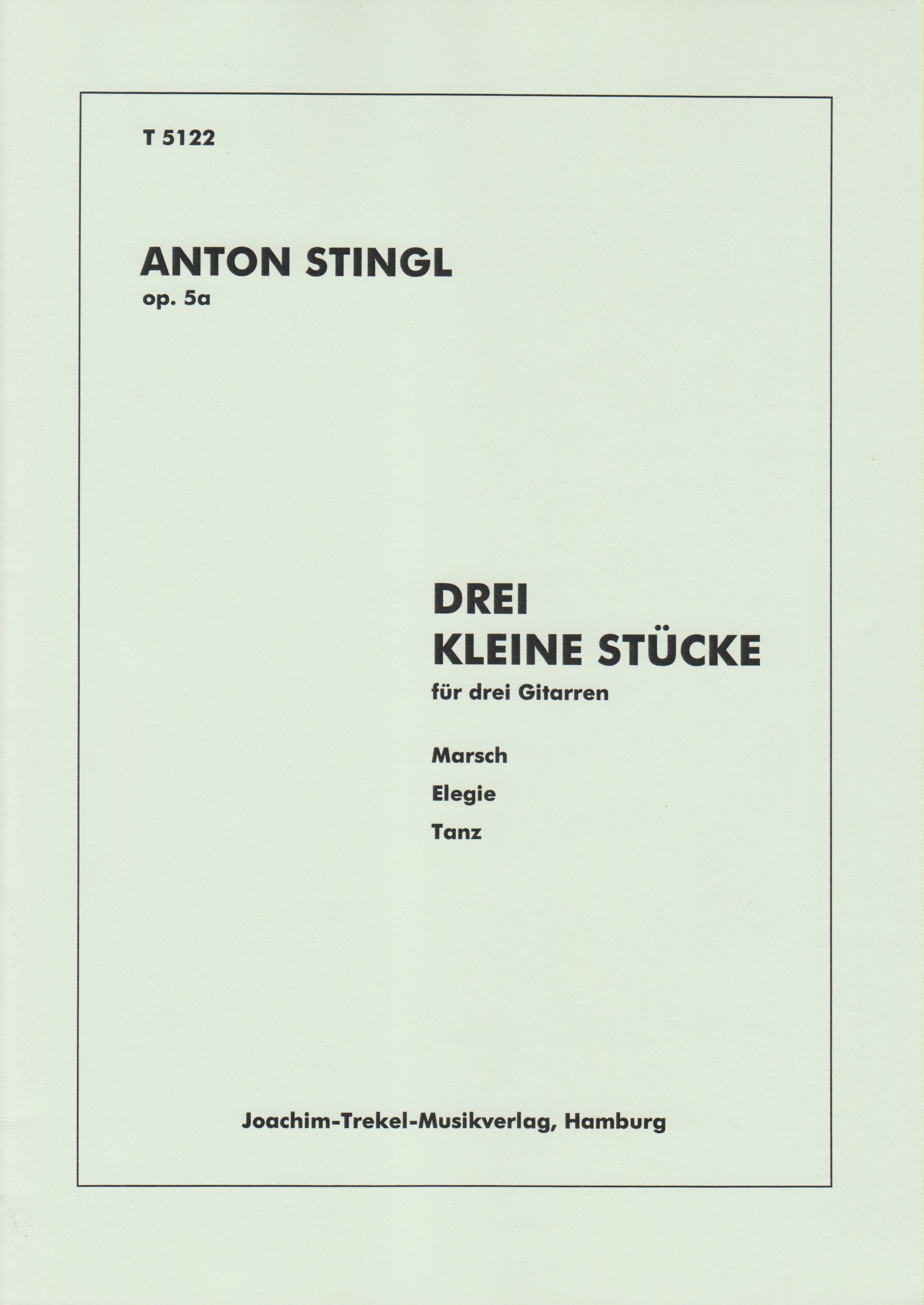 3 kleine Stücke op. 5a